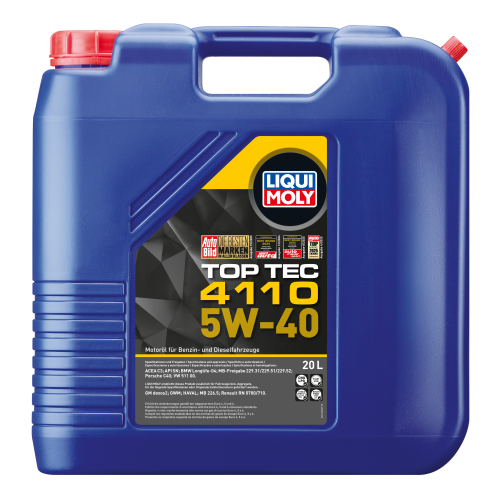 Синтетическое моторное масло Top Tec 4110 5W-40 - 20 л