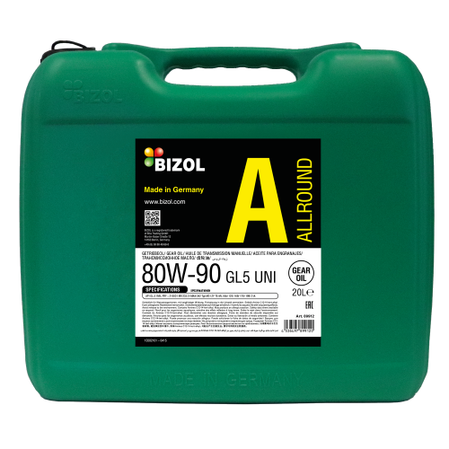 Минеральное трансмиссионное масло Allround Gear Oil GL5 80W-90 UNI - 20 л